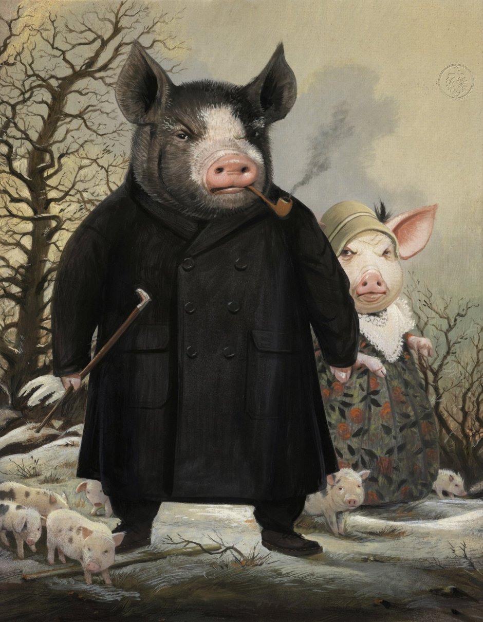 Свиньи в живописи