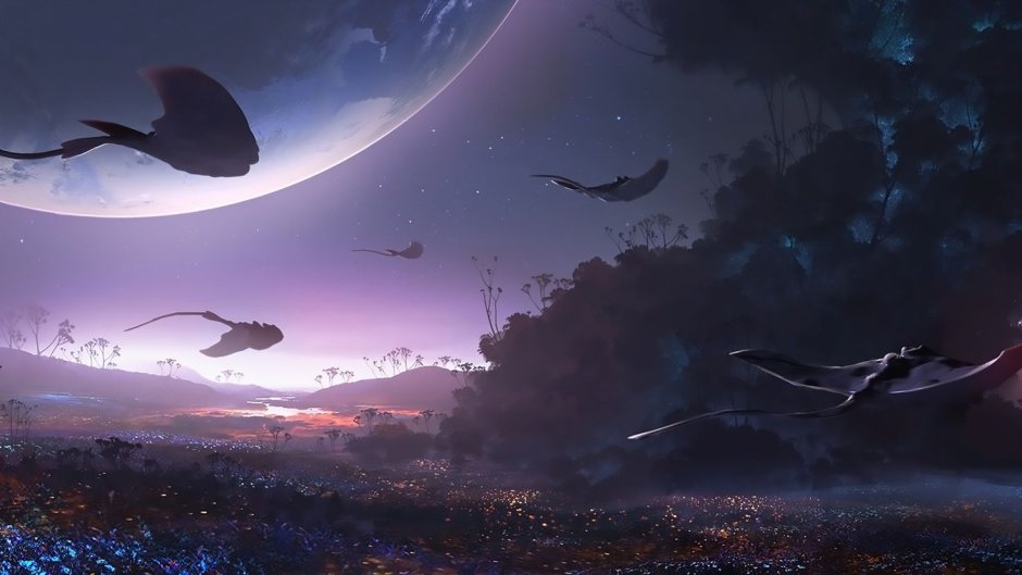 Скаты в небе