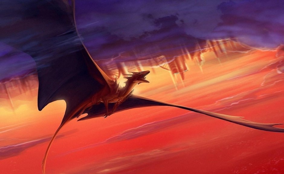Дракон в полете