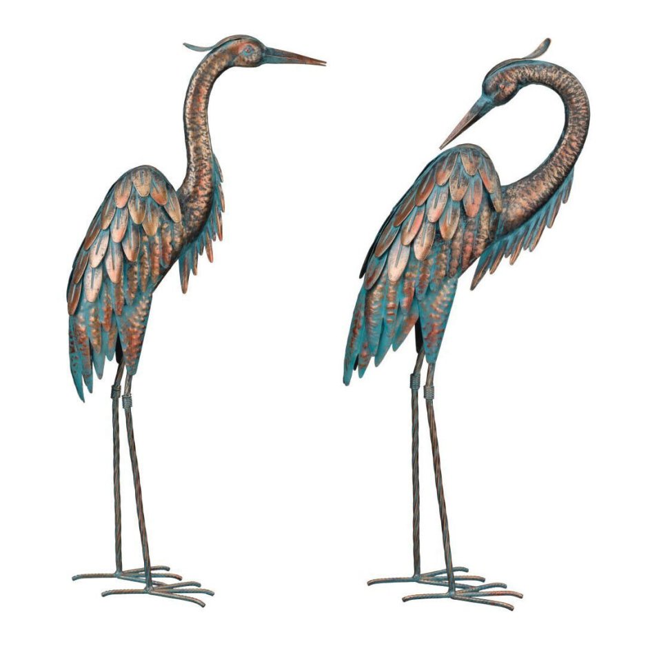 Вышивка гладью Журавли