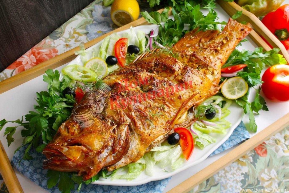 Морской окунь подшубкой