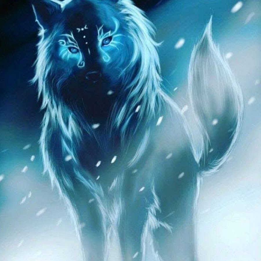 Волк с голубыми глазамм