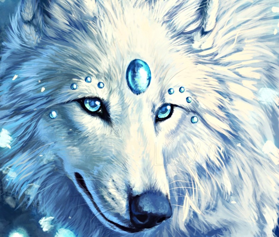 Волк с синими глазами