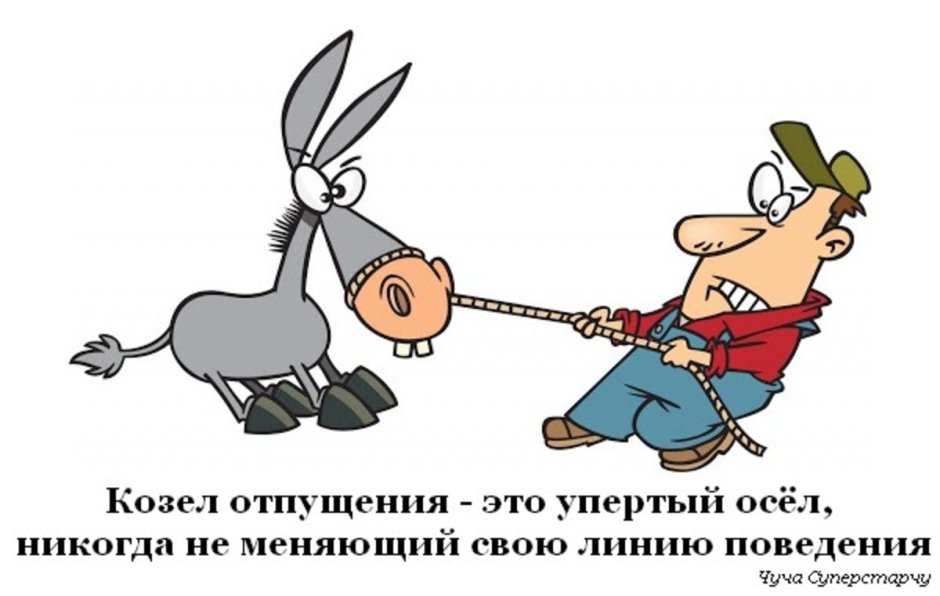 Упрямство осла