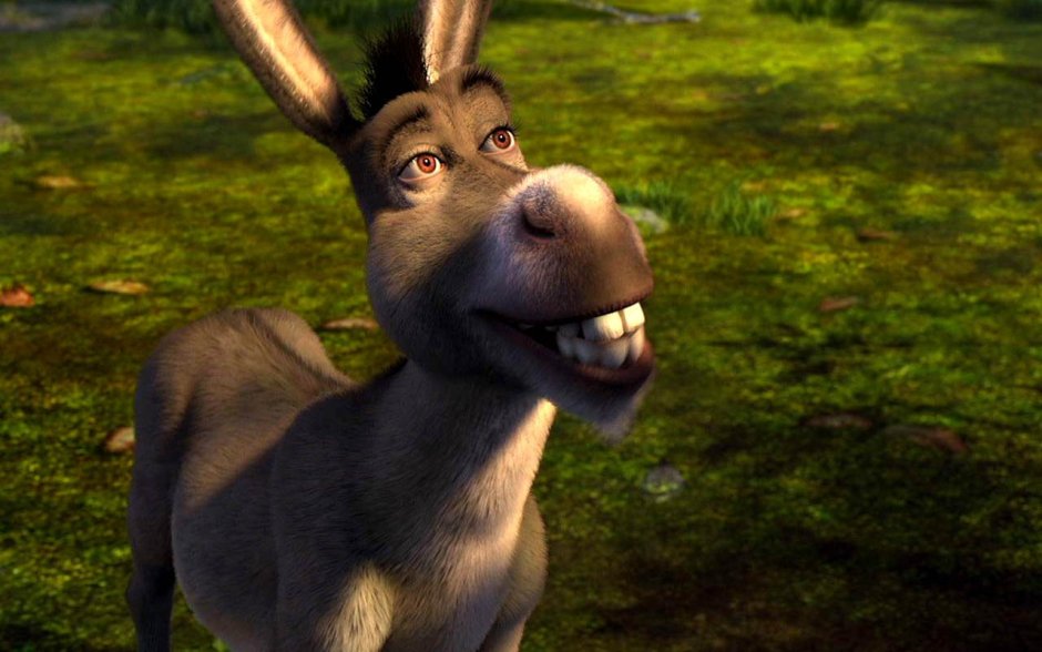 Шрек мультфильм осел