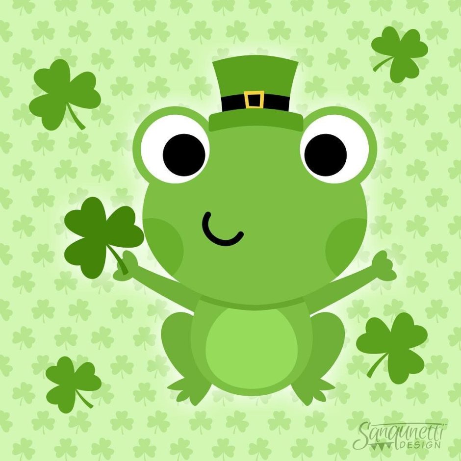 Зелёные лягушки из пинтереста