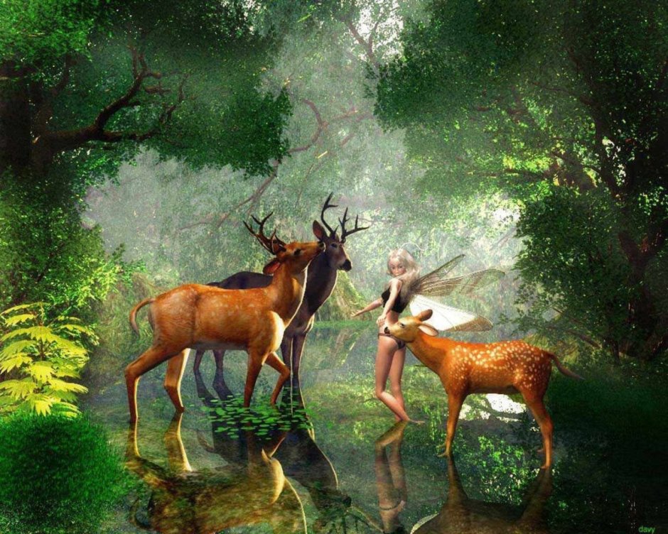 Фэнтези природа животные