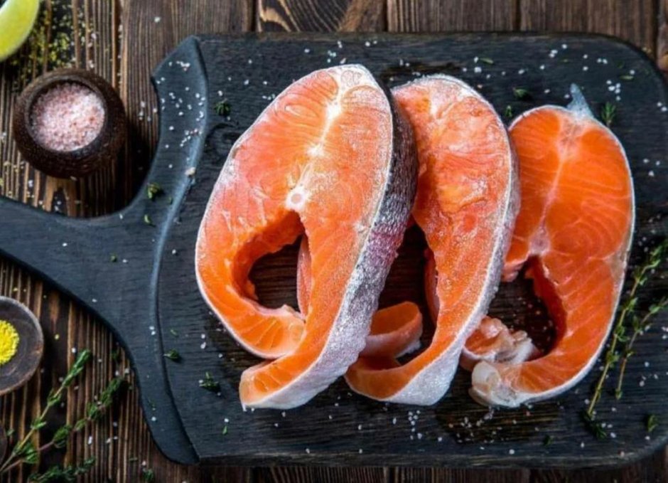 Сёмга , форель , кижуч стейки.