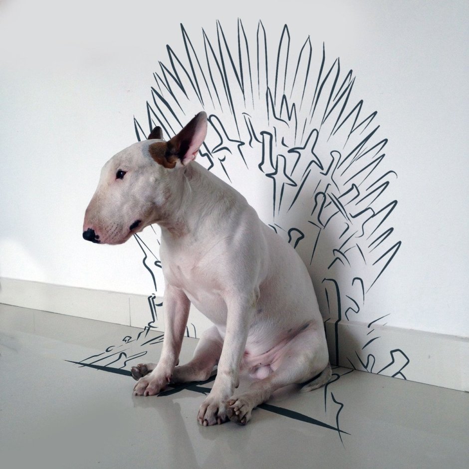 Зд модель бультерьер