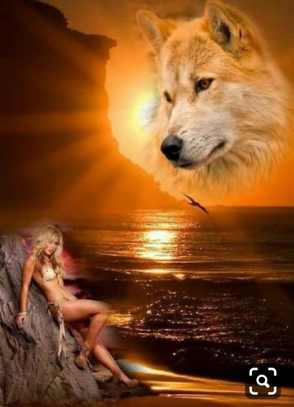 Одинокая волчица