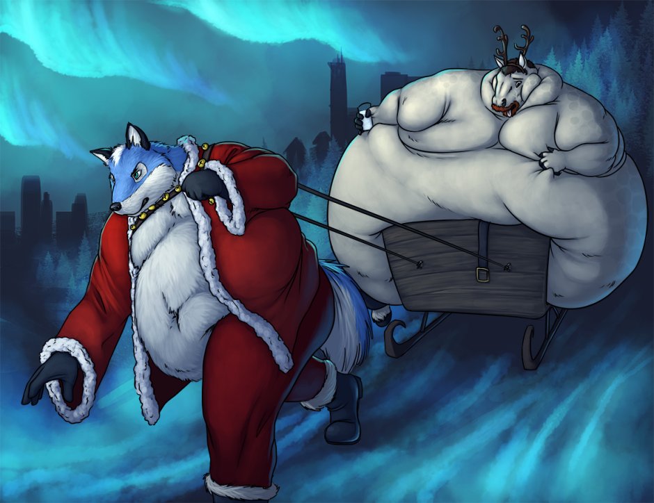 Фат фурри Вольф инфлатион