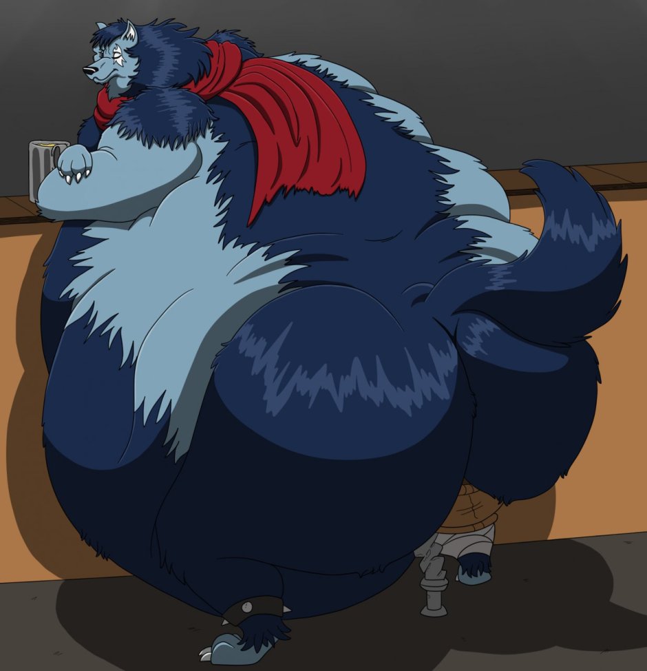 Испуганный волк