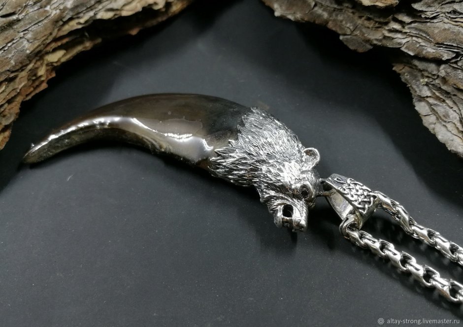 Брелки из когтя медведя