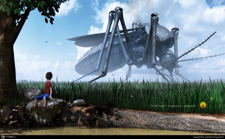 Большие комары с длинными лапами