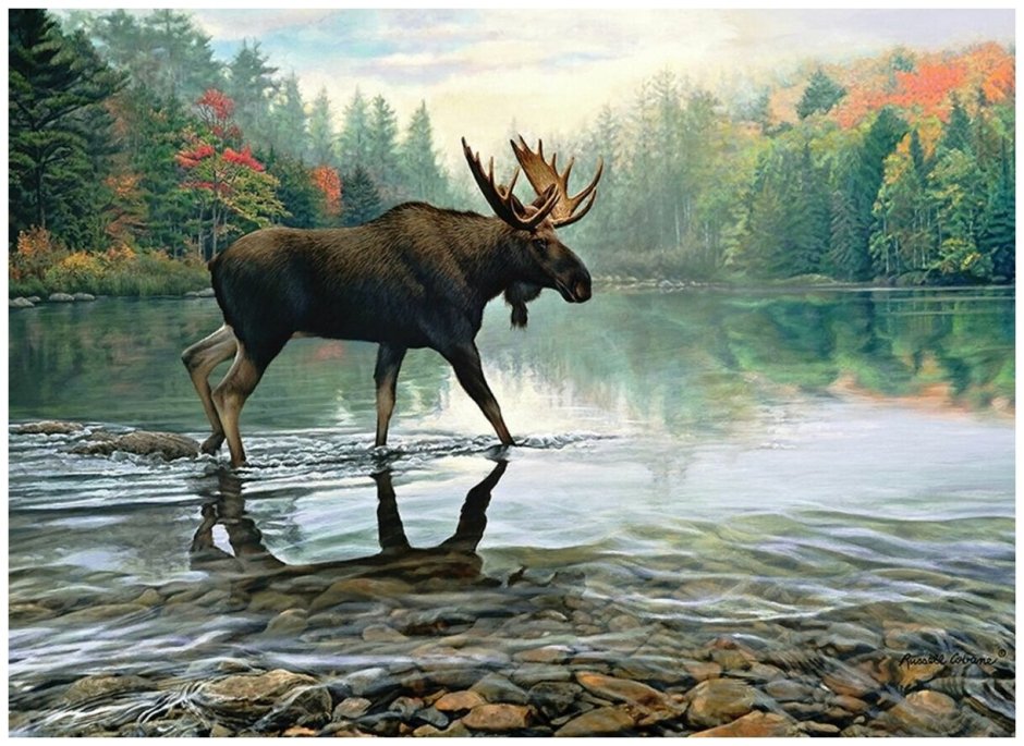 Американский художник Russell Cobane