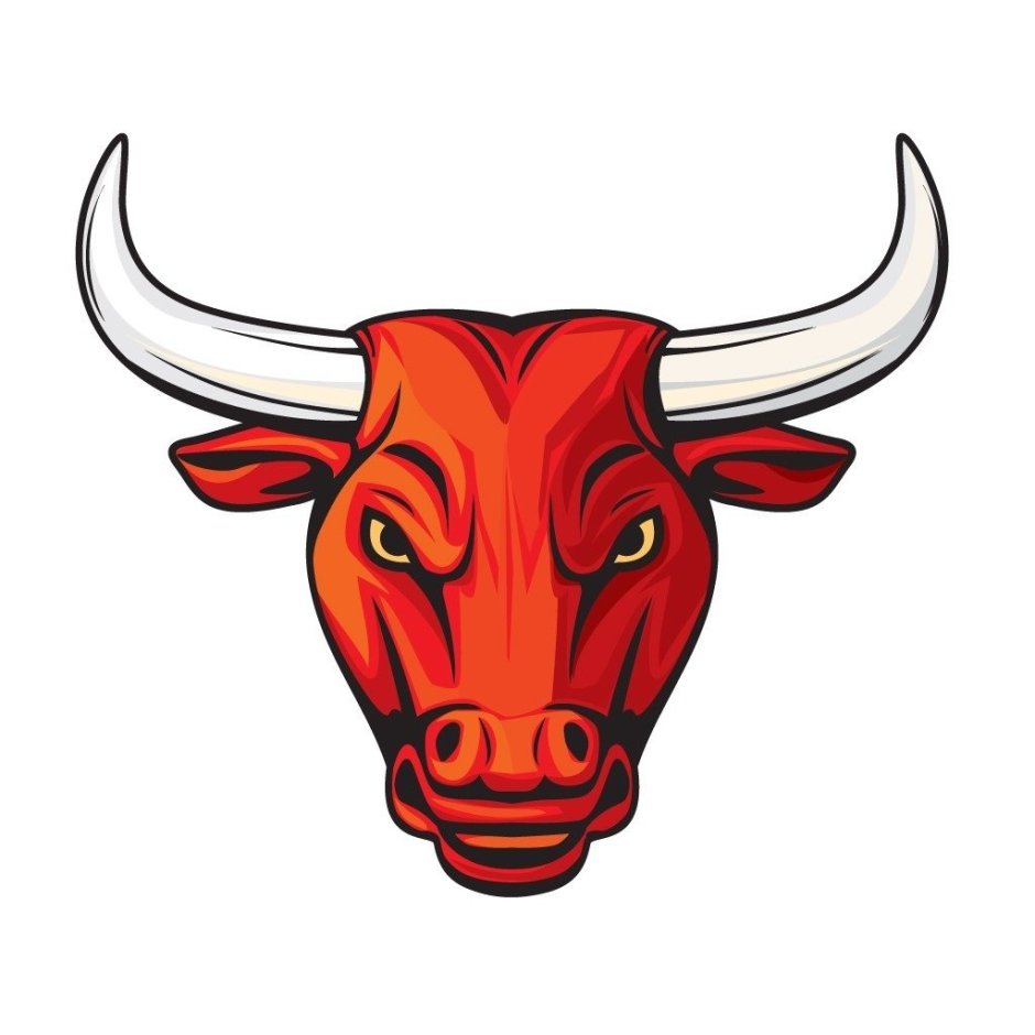 Маска быка с рогами