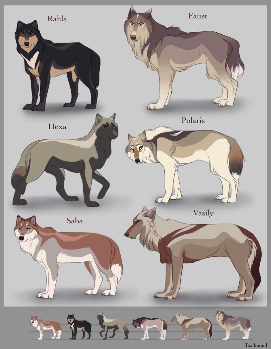 Аниме волк by Tazihound