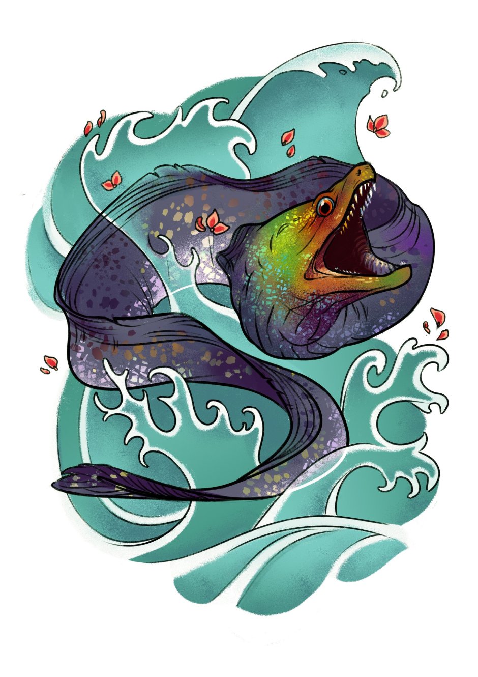 Мурена и угорь