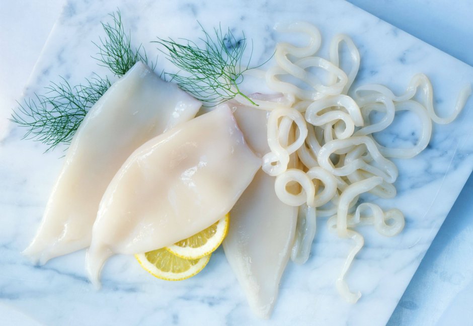 Кальмар готовый