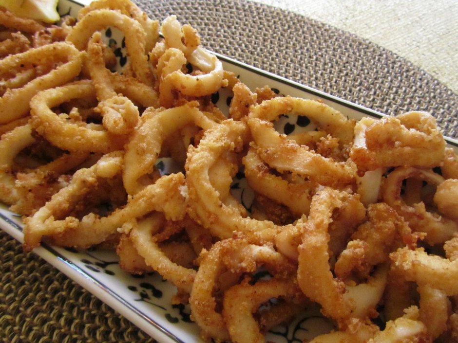 Жареный кальмар