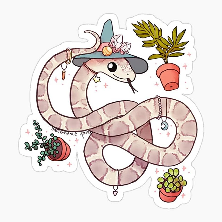 Рисунок змеи