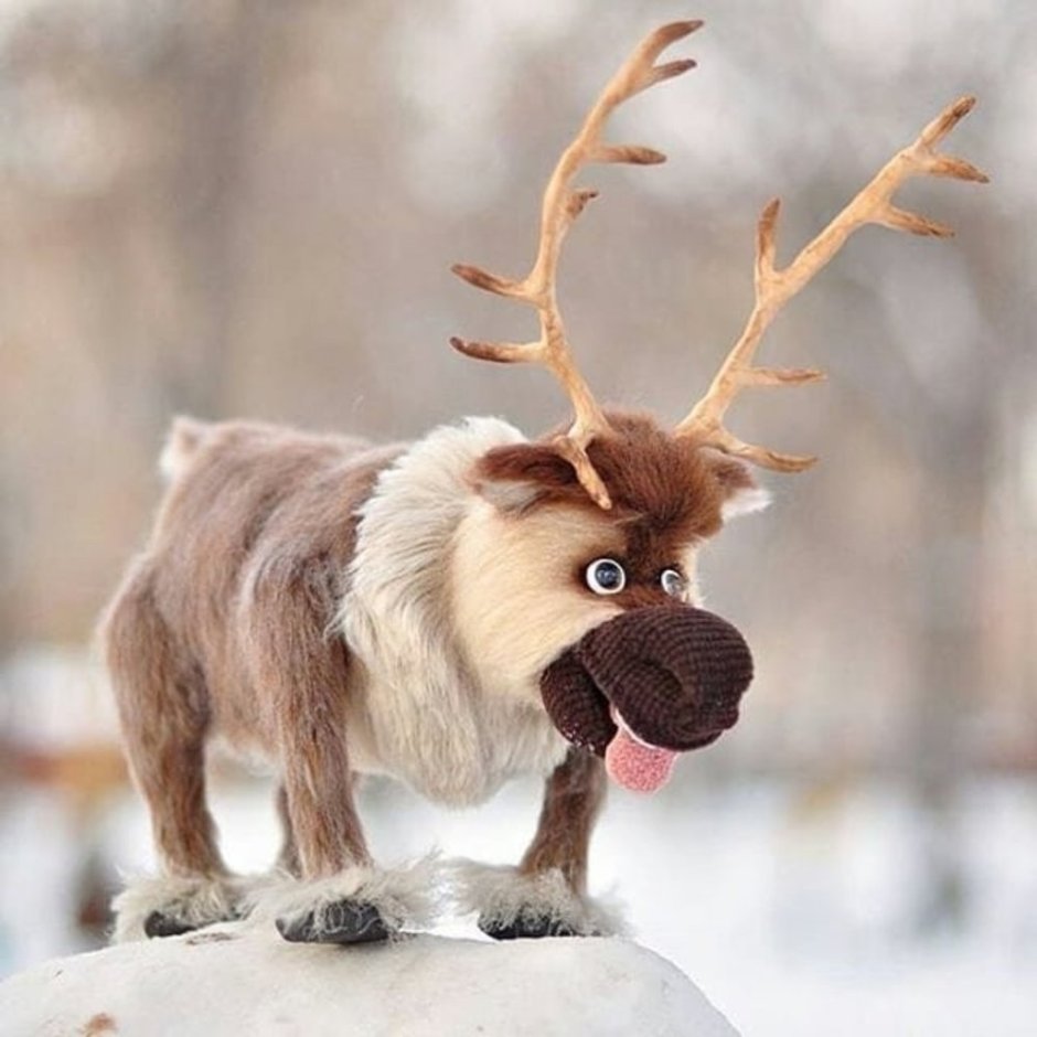 Забавный олень