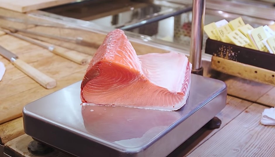 Внутренние органы тунца