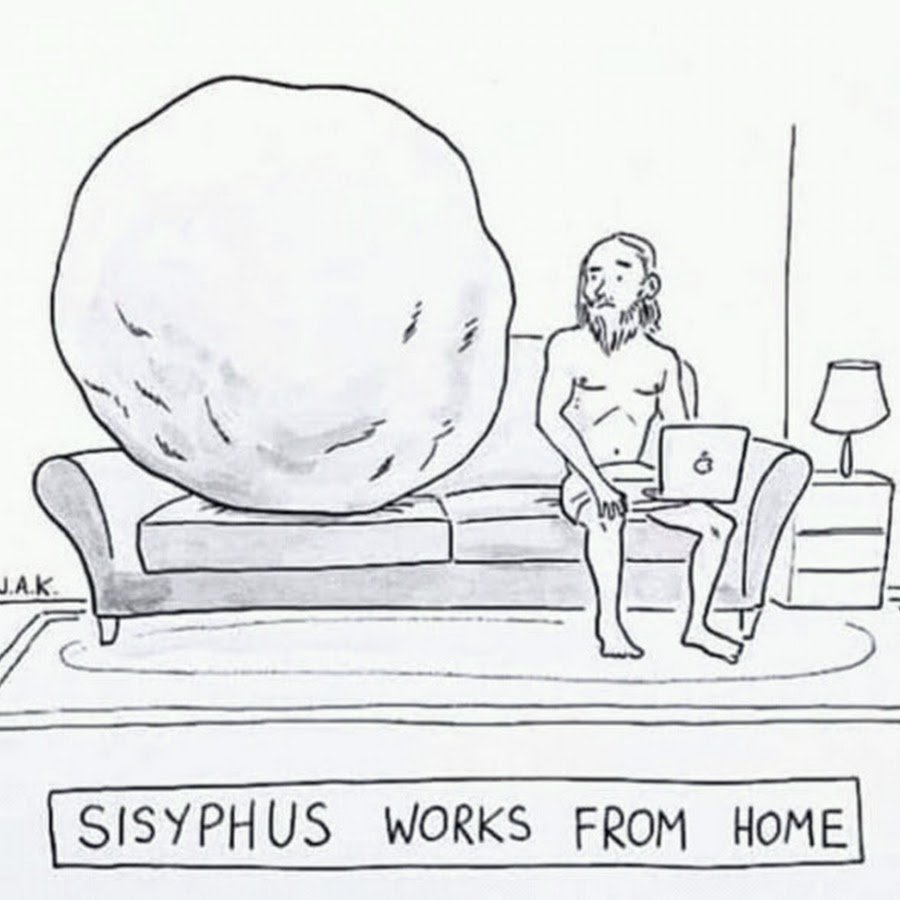 Сизиф камень в гору