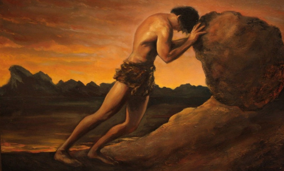 Сизифов труд карикатура