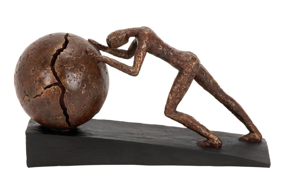 Сизиф статуя