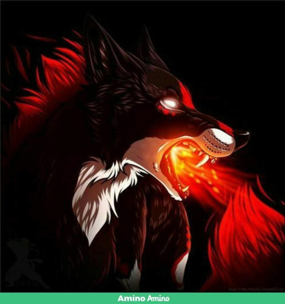 Аватар стим черный волк