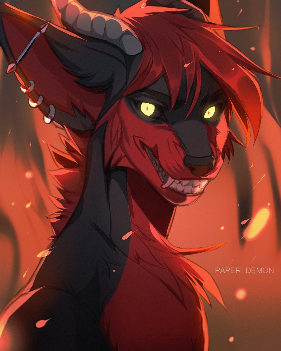 Лютоволк демон