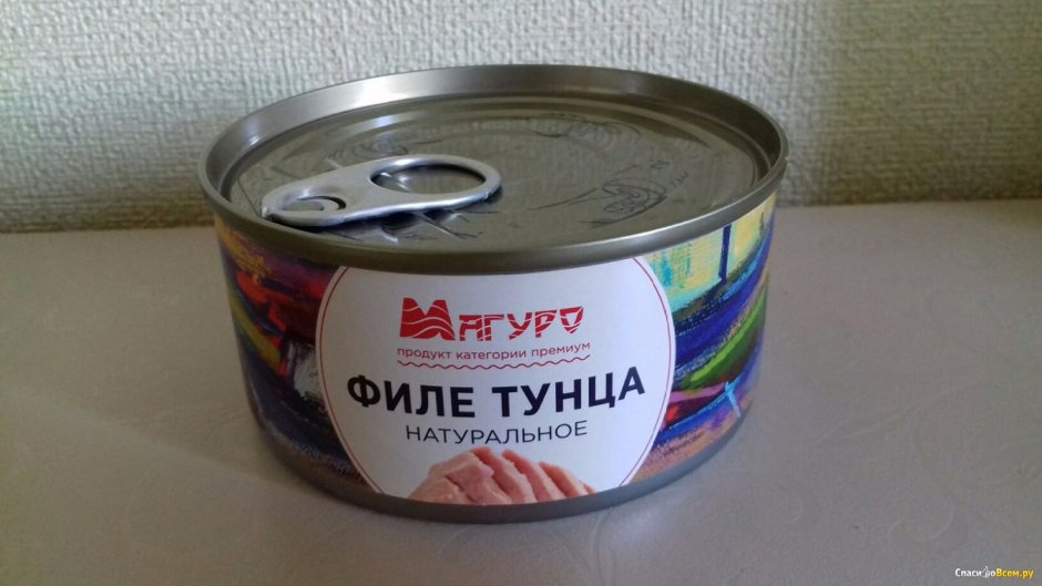 Тунец цвет мяса