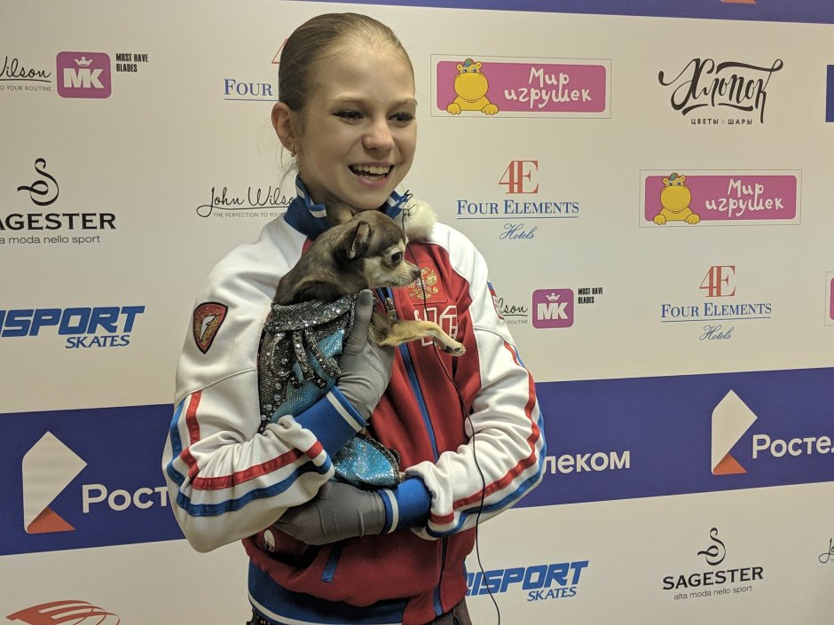 Саша Трусова и Тина