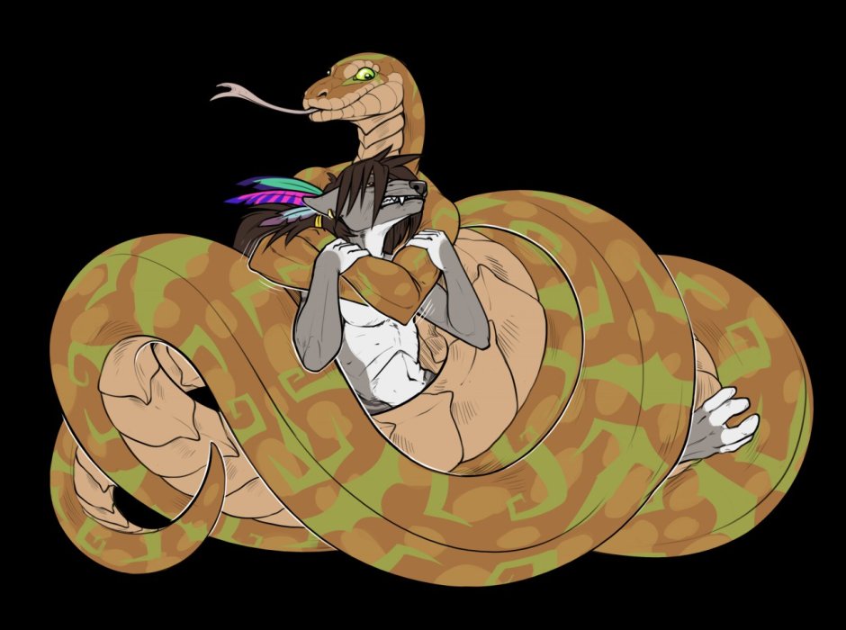 Фурри змеи DEATHHYDRA Rose