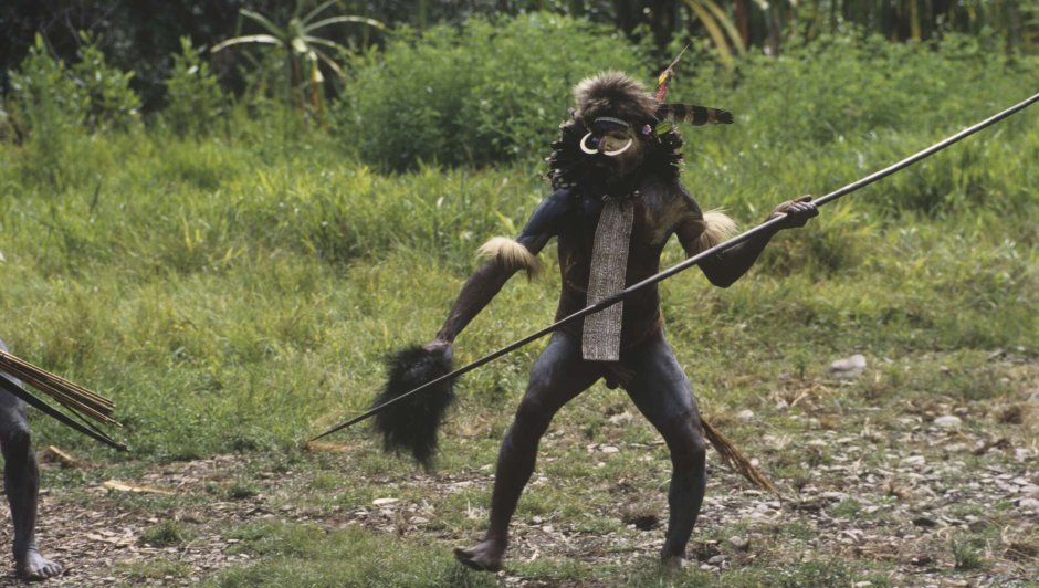 Макияж папуаса