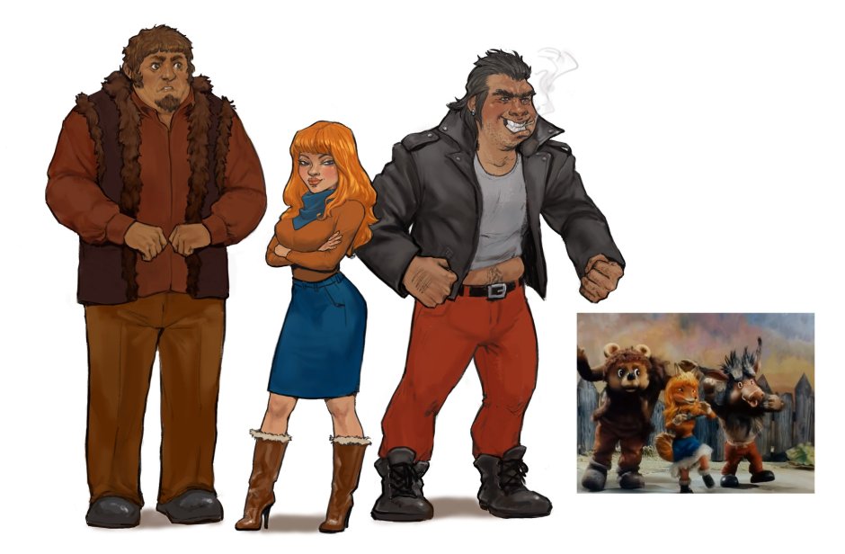 Папаня мультфильм волк