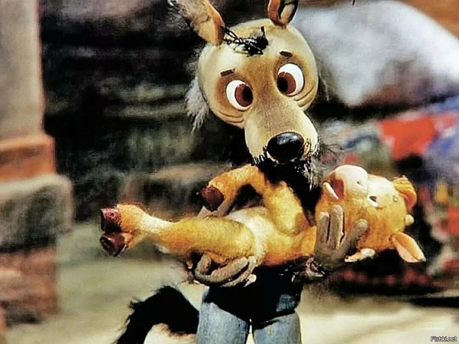 Бык из мультфильма волк и теленок