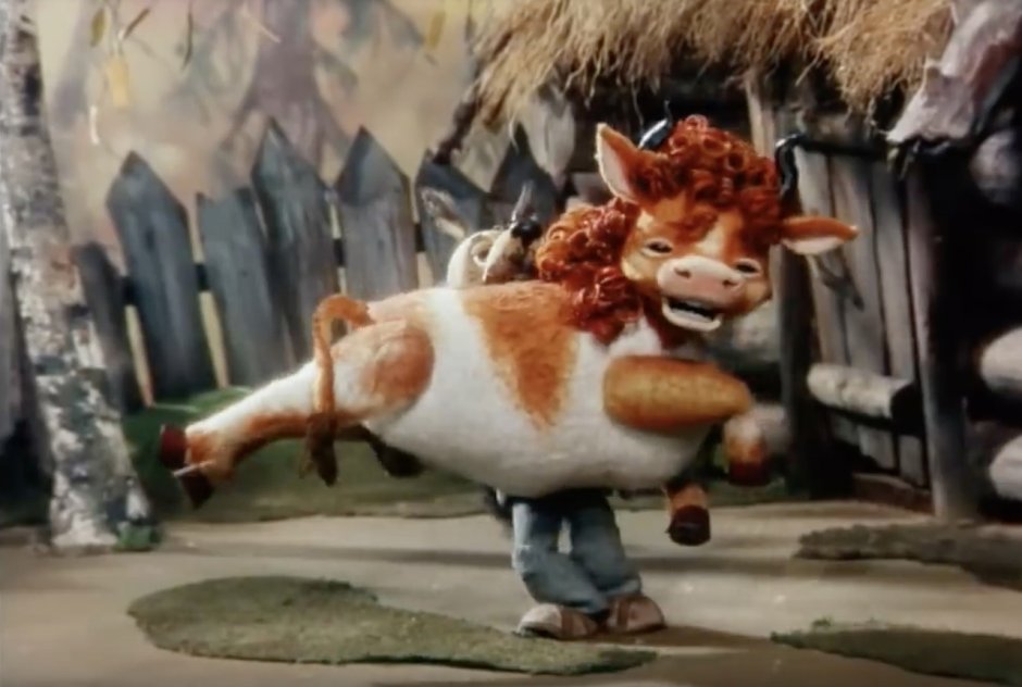 Пазлы 120 "волк и теленок" (10012010/050417/0005411, Польша) 12315