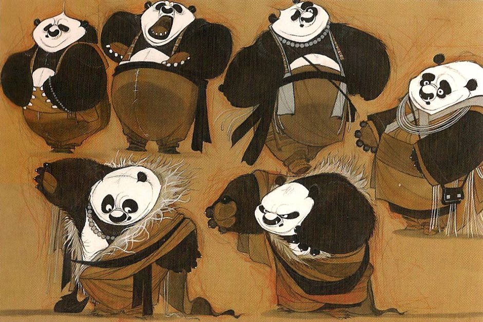Кунг фу Панда концепты