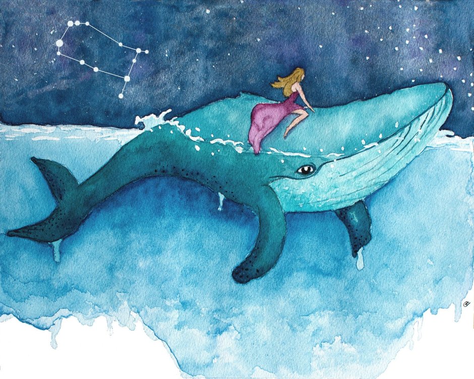 Нарисовать кита
