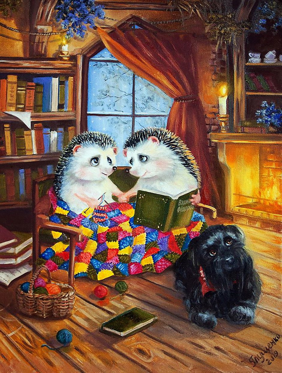 Смешарики домик Бараша внутри