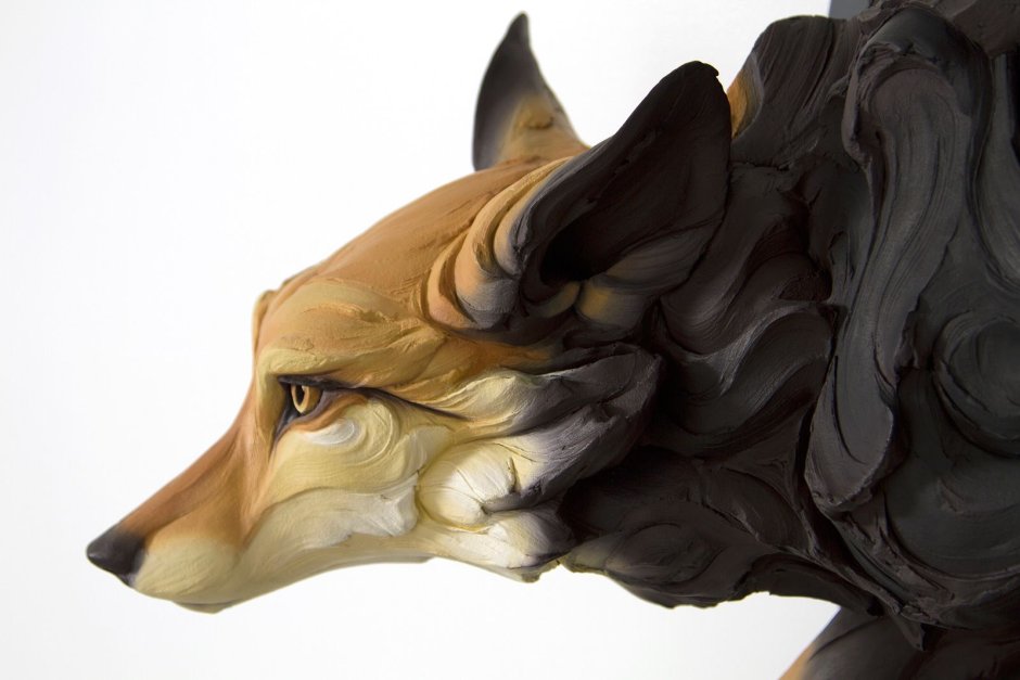 Beth Cavener скульптуры лиса