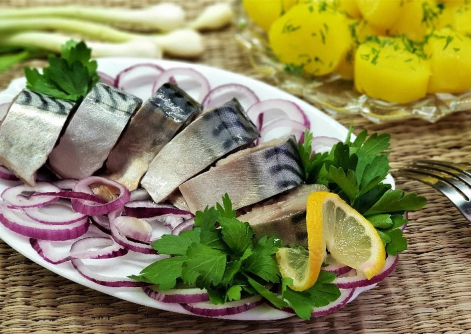 Скумбрия пряного посола