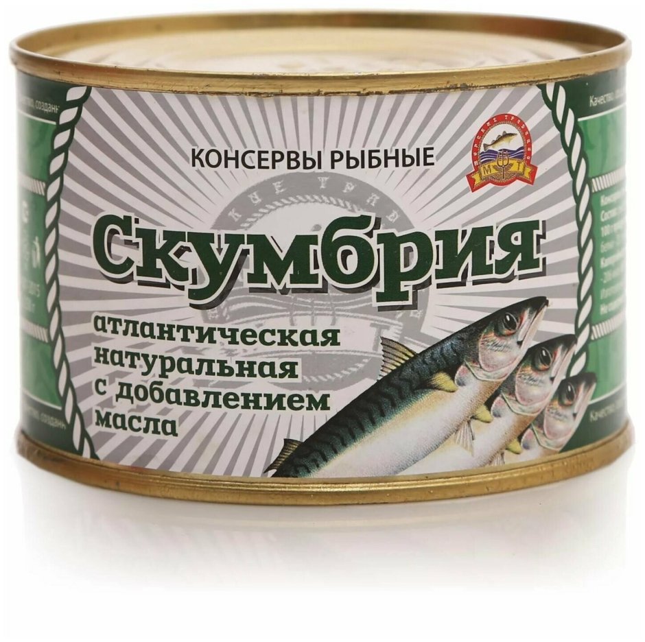 Скумбрия НДМ 250г морские традиции