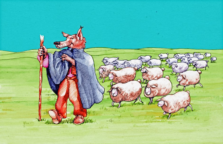 Баран карикатура
