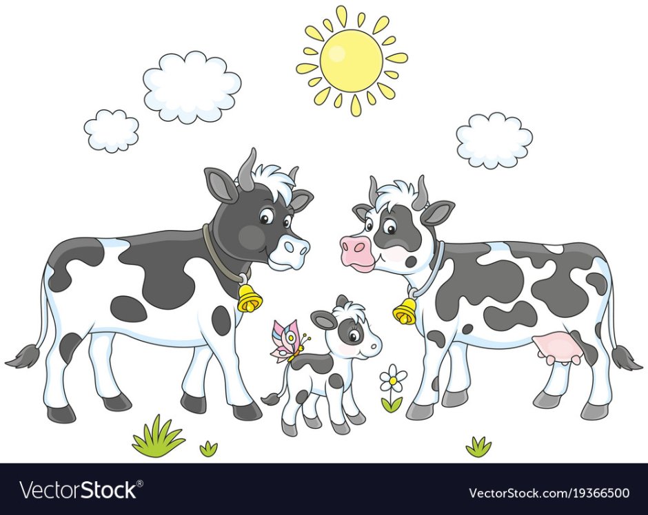 Семья коров