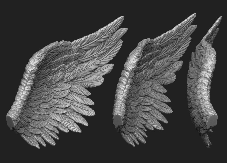 Wings 3d STL