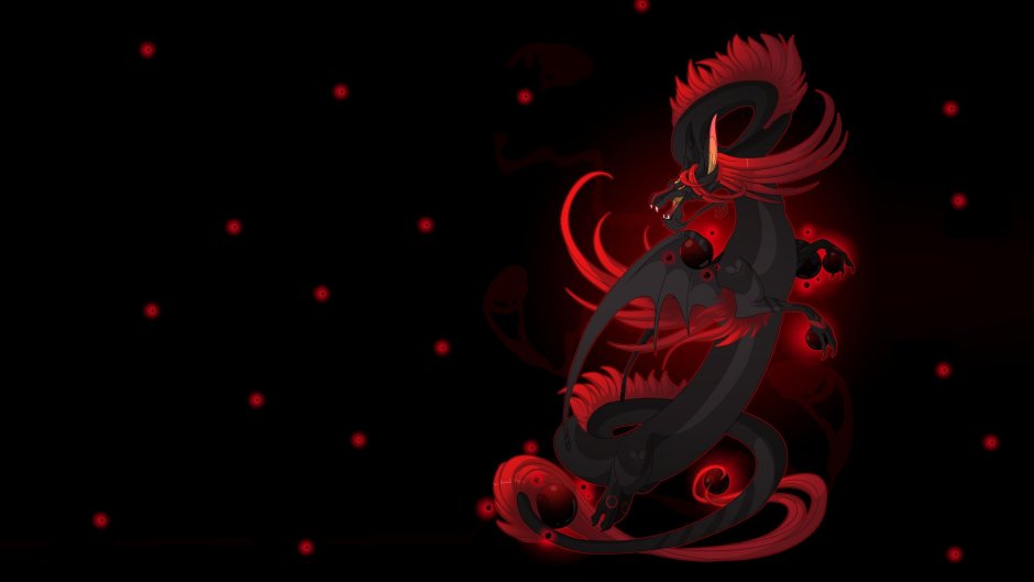 Красно черный еж Шедоу