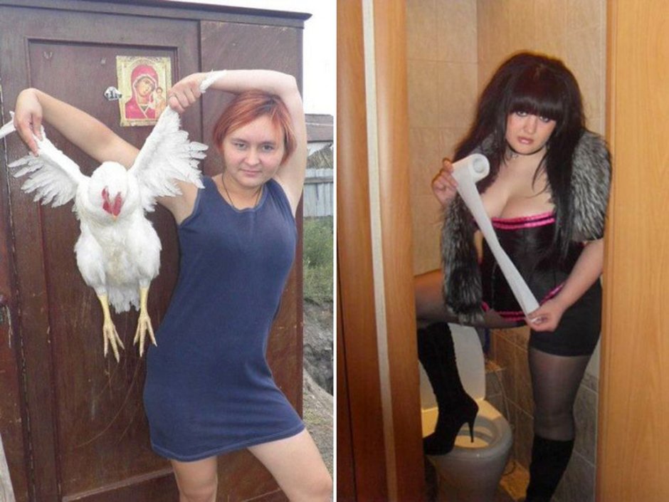 Человек петух